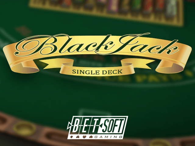 Single Deck Blackjack by Betsoft